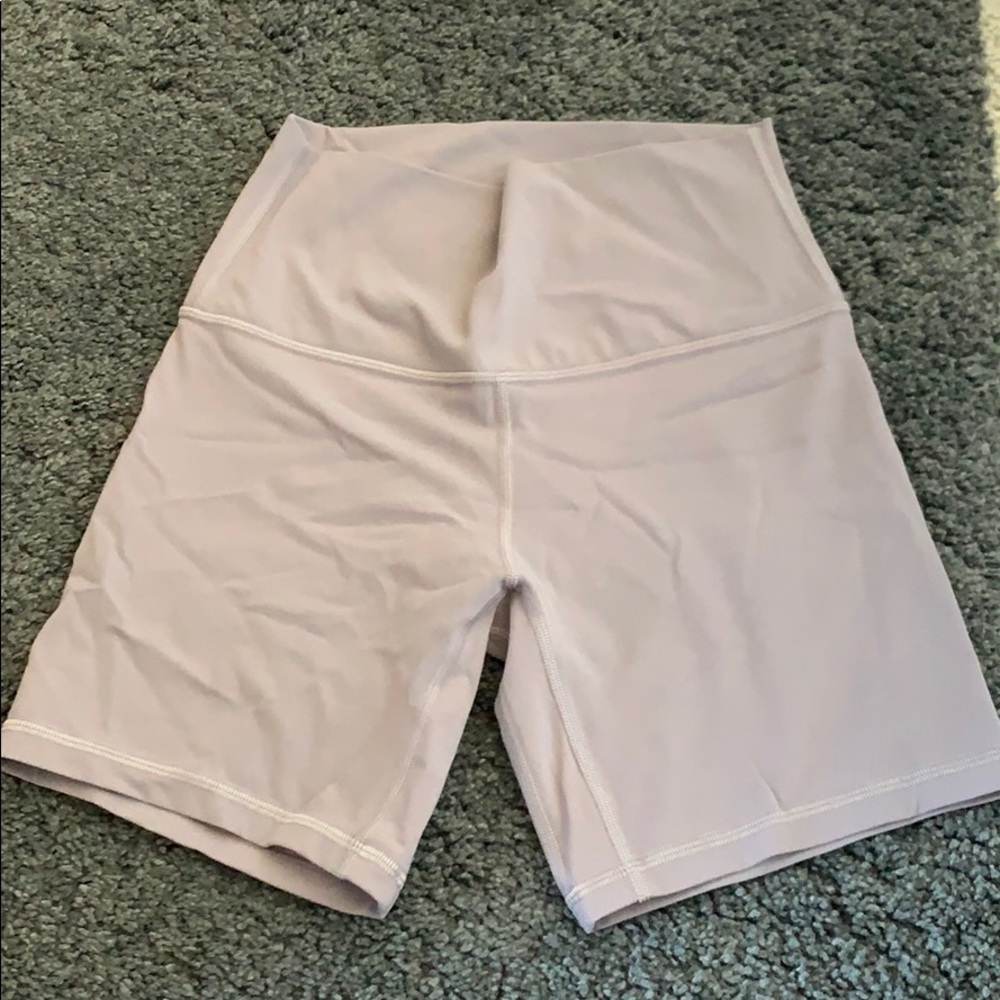 Lululemon aligned biker shorts 6”